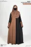 BUSHRAH CONTRAST ABAYA | GT-1848