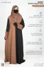 BUSHRAH CONTRAST ABAYA | GT-1848