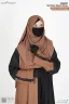 BUSHRAH CONTRAST ABAYA | GT-1848