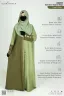 BUSHRAH CONTRAST ABAYA | GT-1850