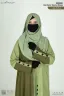 BUSHRAH CONTRAST ABAYA | GT-1850