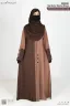 BUSHRAH CONTRAST ABAYA | GT-1852