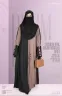 BUSHRAH CONTRAST ABAYA | GT-1853