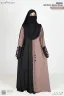 BUSHRAH CONTRAST ABAYA | GT-1853