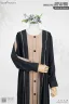 ABAYA AL-KHUSBU-SHRUG STYLE SINGLE PART ABAYA