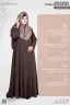 ABAYA AL-MUNEERA PREMIUM PLEATE DESIGN ABAYA