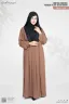 ABAYA AL-MUNEERA PREMIUM PLEATE DESIGN ABAYA