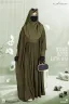DESIGNER PLEATED KAFTAN ABAYA | GT-1877