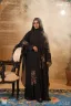 DESIGNER KARCHUPI INNER ATTACHED KAFTAN ABAYA | GT-1914