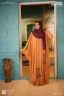 DESIGNER KARCHUPI INNER ATTACHED KAFTAN ABAYA | GT-1928
