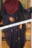 DESIGNER KARCHUPI INNER ATTACHED KAFTAN ABAYA | GT-1929