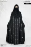 DESIGNER KARCHUPI POCKET ABAYA | GT-1958