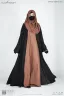 SHRUG ABAYA 3 PART SET | GT-1530