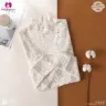 Beautiful Lace Pattern Long Arm Turtleneck Blouse Tops | Blouse Set