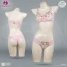 Floral Embroidery Mesh Sexy Lingerie Set For Women | Flower Transperant