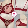 Floral Embroidery Mesh Sexy Lingerie Set For Women | Flower Transperant
