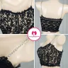 Lace Style Young Lady Tan Tops , beach tops | Tang Tops
