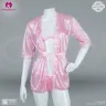 Sexy Lace Robes Silk Nighty Set for Romantic Nights | Silk Nighty