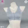 Supper Breathable Front Open Button Ice Mesh Bra | Font