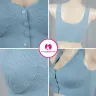 Supper Breathable Front Open Button Ice Mesh Bra | Font