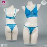 Soft & Slim Paded Push-Up Front Cross Bra Set | Font Cross