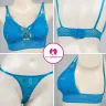 Soft & Slim Paded Push-Up Front Cross Bra Set | Font Cross