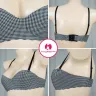 Ultra Light Soft Padded Slim Bra | Print Back Huk