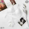 Imported Seamless Lace Style Padded Bra Set | Soft