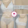 Imported Seamless Lace Style Padded Bra Set | Soft
