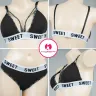 Lace Strap Sports Style Light Padded Bra Panty Set | Sweet Baby