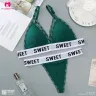 Lace Strap Sports Style Light Padded Bra Panty Set | Sweet Baby
