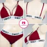 Lace Strap Sports Style Light Padded Bra Panty Set | Sweet Baby