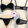 Imported Premium Quality Cute & Soft Mes Net Fluppy Bra and Panty Set | Japanese Bra