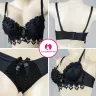 Seamless Lace Style Padded Bra Set | Old Cup