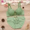 Seamless Lace Style Padded Bra Set | Old Cup