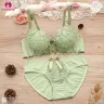 Seamless Lace Style Padded Bra Set | Old Cup
