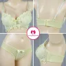 Seamless Lace Style Padded Bra Set | Old Cup