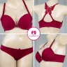 Seamless Push Up Double Padded Bra Set | Paded Butterfly