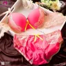 Supper Premium Lace Style Soft Padded Bra & Panty Set | Paded