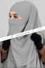 WAFA DOUBLE LAYER READY HIJAB AND NIQAB