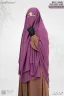 WAFA DOUBLE LAYER READY HIJAB AND NIQAB