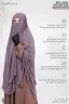 WAFA DOUBLE LAYER READY HIJAB AND NIQAB