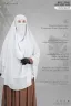 WAFA DOUBLE LAYER READY HIJAB AND NIQAB