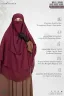 WAFA DOUBLE LAYER READY HIJAB AND NIQAB