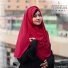 FULL COVERAGE PLAIN HIJAB | RED