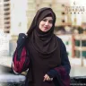 FULL COVERAGE PLAIN HIJAB | CHOCOLATE COFFEE