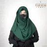 FULL COVERAGE PLAIN HIJAB | GREEN