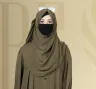 FULL COVERAGE PLAIN HIJAB| OLIVE