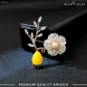 Elegant Floral Branch Brooch | HB-14