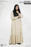 ABAYA AL-BASHIRA FRONT OPEN SNAP BUTTON ABAYA